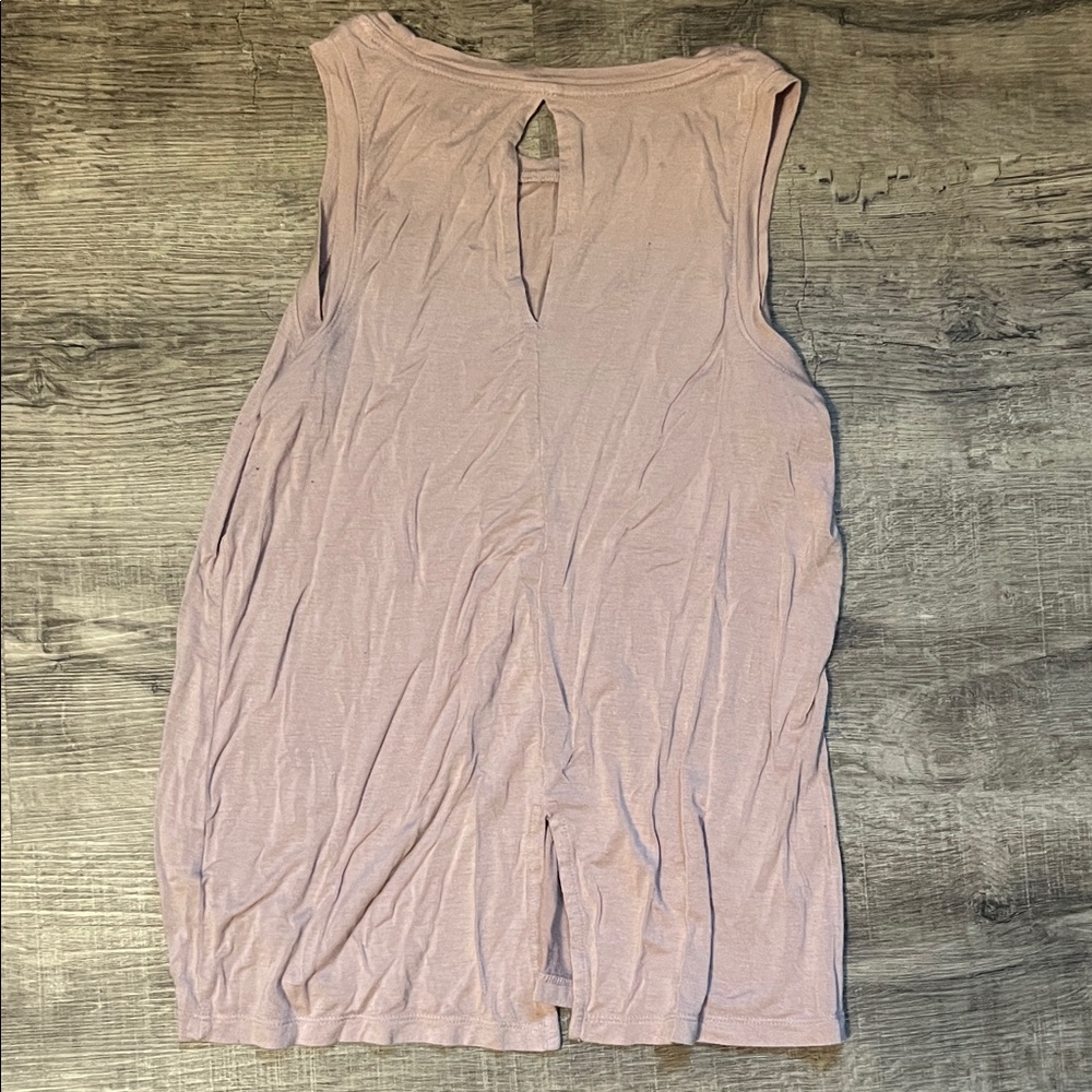 Halogen Light Pink Muscle Tee - Picture 3 of 5
